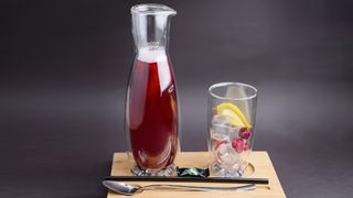 ჟოლოს და ლიმონის ლიმონათი