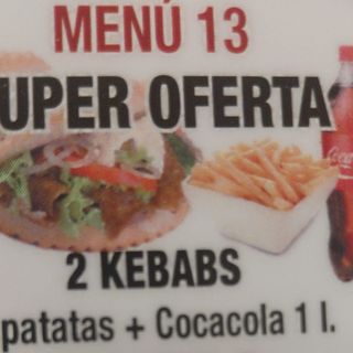 Menú 13 Super Oferta