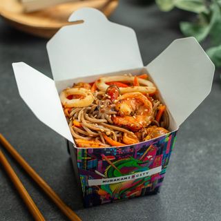 Հնդկաձավարի լափշա ծովամթերքով և բանջարեղենով