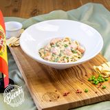 Tagliatelle z łososiem