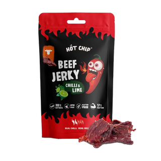 Hot Chip Beef Jerky Chilli & Lime