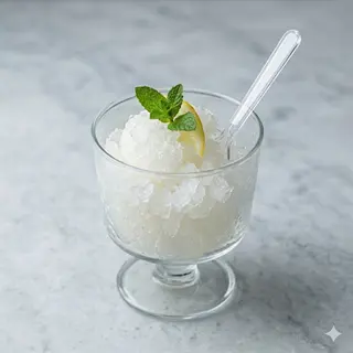 Granita al limone