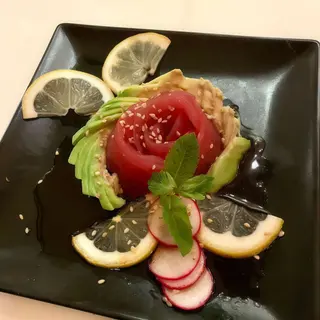 Tuna guacamole