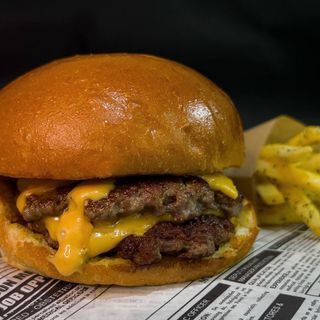 Smash custom + patatas fritas