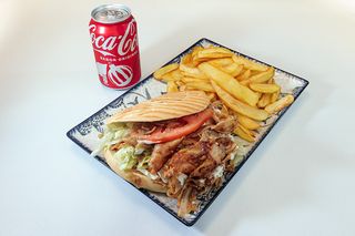 Menú döner kebab