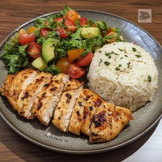 Plat escalope grillé