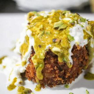 Frittatina pistacchio e burrata