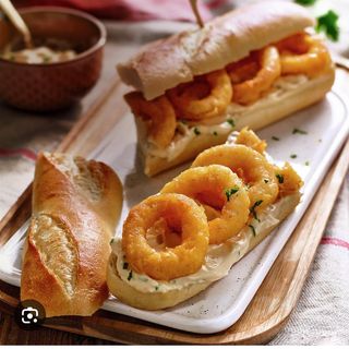 85 Baguete De Calamar A La Romana