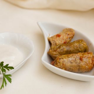 Sarmale cu orez și ciuperci 