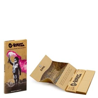 Foite G-ROLLZ Banksy's Graffiti 3 KS - Neinalbite Extra subtiri, 50Foite + Filtre & Tavita 