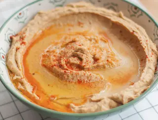 Hummus Con Pimentón De La Vera Y Aove