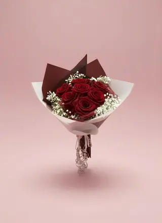 Букет с девет рози