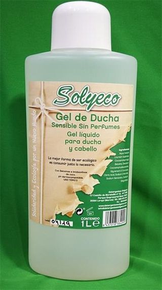 Gel De Ducha Sensible Sin Perfume Solyeco 1L