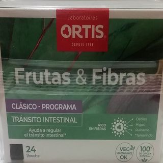 Frutas & Fibras Clásico (24 Cubitos Masticables) Ortis