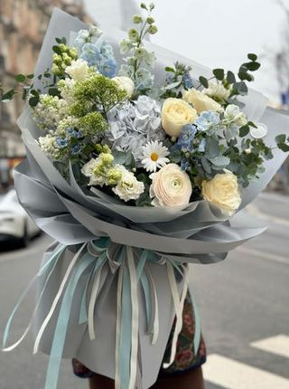 Buchet de flori Pastel Blue