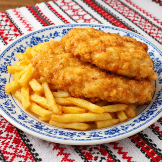 Snitelele copilariei cu cartofi prajiti