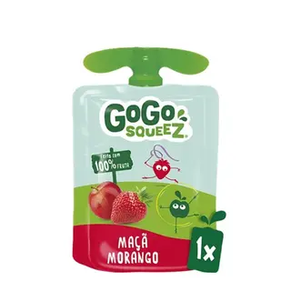 Puré Fruta Maca Gogo Squeez 90 gr