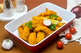 Oala cu crochete de pui cu fulgi si parmezan 600gr