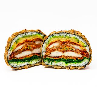 Migdałowy Burger z kurczakiem