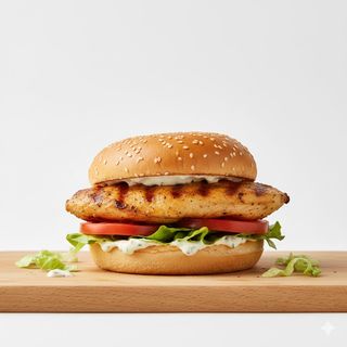 Chicken fillet burger