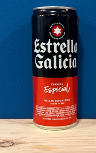 Cerveza Estrella Galicia (330 ml.)