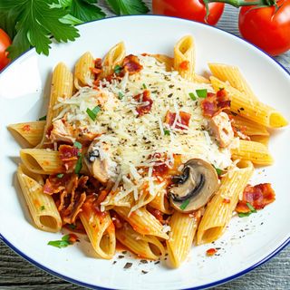 Penne gratinate