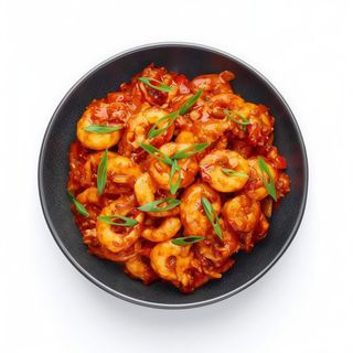 Dhansak Con Langostinos