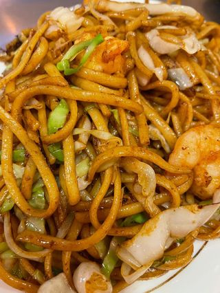 Tallarines Con Gambas