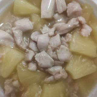 pollo con piña