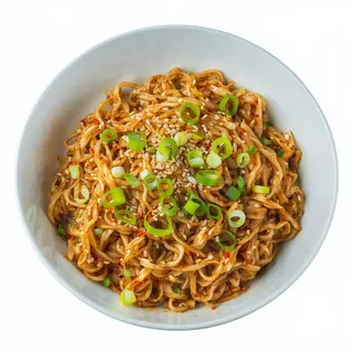 Fideos De Arroz Frito Con Filete De
Pollo Rebozado