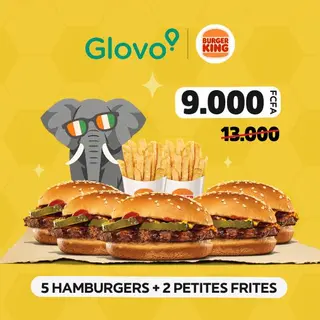 Bk81 - 5 Hamburgers + 2 Petites Frites