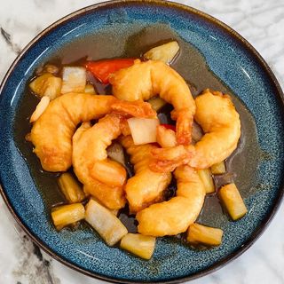 B 10. 1 Gambas Agridoce 