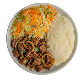 Wet Fry Beef Ugali