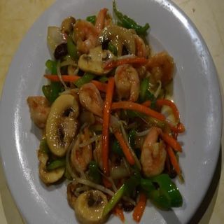 Gambas Con Verduras