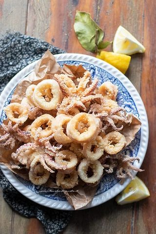 Frittura calamari e totani