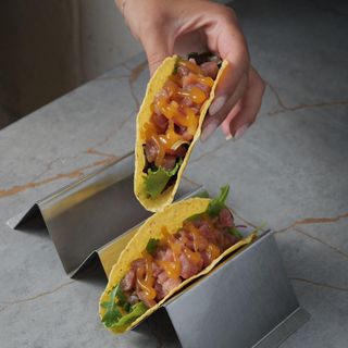 Tacos con tartare di tonno