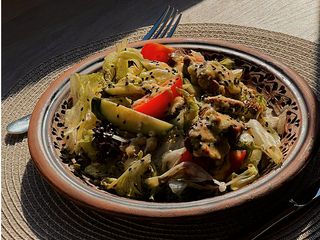 Теплий салат з телятиною (350g)