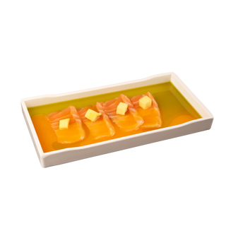 A19. Carpaccio Exotic salmon - 6 pezzi