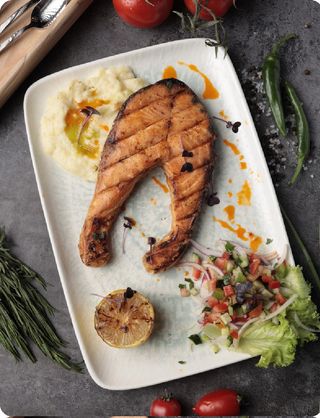 Лосось на гриле