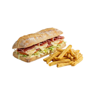 Bocadillo Mixte avec frites