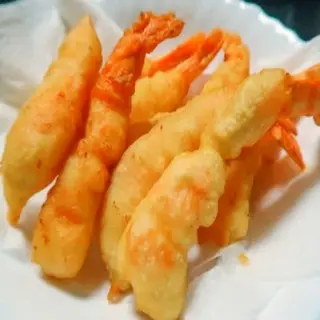 Gambas frita rebozadas
