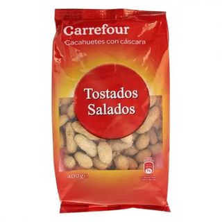 Cacahuetes Tostados Y Salados Carrefour 400 Gr.