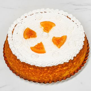 Tarta De Almendra Y Naranja Vegana Sin Gluten Y Sin Azúcar (8 Raciones)