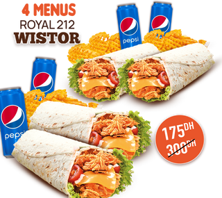 4 MENU ROYAL 212 WISTOR