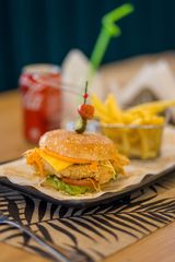 Double Chicken Burger