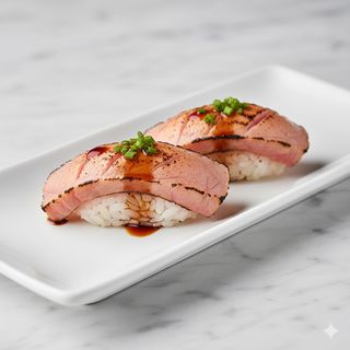 Nigiri de atún flambeado (2 uds.)