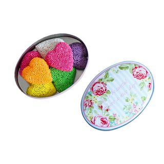 Cutie metalica cu jeleuri (ovala)