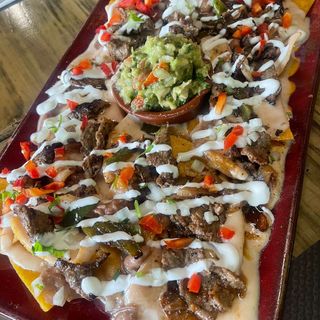 Nachos De Fajita De Res