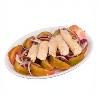 Ensalada De Tomate Con Cebolla Y Ventresca