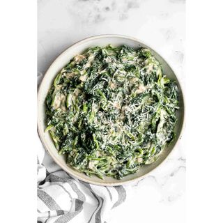 Rich creamy spinach